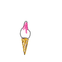 ice cream cone drawing by guest-bas7vzvsh in Artbitrator