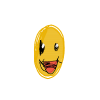 happy face drawing by guppiness in Artbitrator