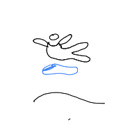 tripping drawing by ellie in Artbitrator