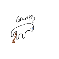 grumpy dog drawing by guest-uww1e98um in Artbitrator