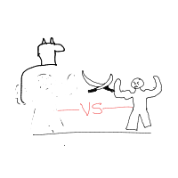 epic boss battle drawing by ellie in Artbitrator