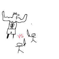 epic boss battle drawing by ellie in Artbitrator