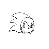 sonic drawing by lewis in Artbitrator