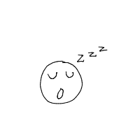 sleeping face drawing by col-croberts in Artbitrator