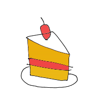 piece of cake drawing by lewis in Artbitrator
