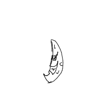 moon smiling drawing by guest-mukd1kyd1 in Artbitrator