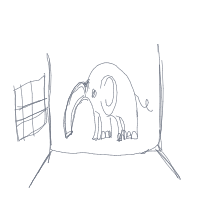 elephant in room drawing by guest-ar7bptmi4 in Artbitrator