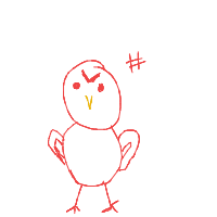 angry bird drawing by adzwinz123 in Artbitrator