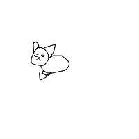 sleeping cat drawing by walkingsoup in Artbitrator