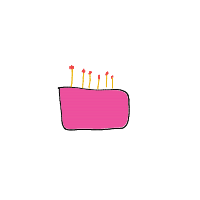 birthday cake drawing by milo in Artbitrator