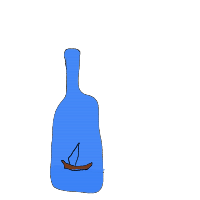 ship in bottle drawing by milo in Artbitrator
