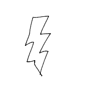 lightning bolt drawing by ggggggggggggggggg in Artbitrator