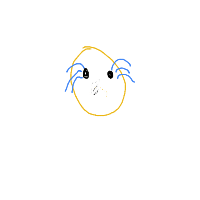 crying face drawing by aleksapopov in Artbitrator