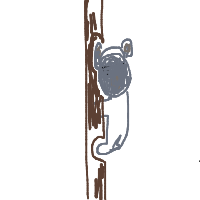 koala hugging tree drawing by lenguyenngankhanh in Artbitrator