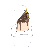piece of cake drawing by lenguyenngankhanh in Artbitrator