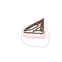 piece of cake drawing by lenguyenngankhanh in Artbitrator