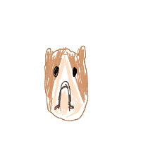 grumpy dog drawing by baston2 in Artbitrator