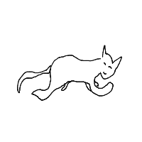 sleeping cat drawing by bielwake in Artbitrator