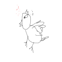 angry bird drawing by guest-03fltx4tq in Artbitrator
