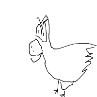 angry duck drawing by fued in Artbitrator