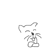 sleeping cat drawing by braxxisthename in Artbitrator