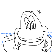 happy frog drawing by braxxisthename in Artbitrator