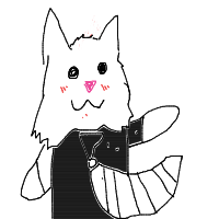 cat with tie drawing by vihtor in Artbitrator