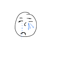 crying drawing by adzwinz123 in Artbitrator