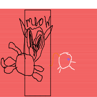 cat chasing mouse drawing by philloup in Artbitrator