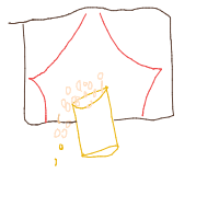 popcorn overflowing drawing by snailfox in Artbitrator