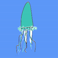 jellyfish drawing by ilovetodrawww in Artbitrator