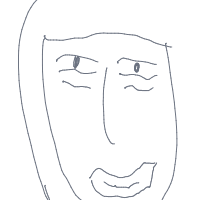 sleeping face drawing by roach in Artbitrator