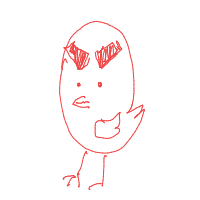 angry bird drawing by reggtoo in Artbitrator