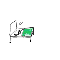 sleeping drawing by adzwinz123 in Artbitrator