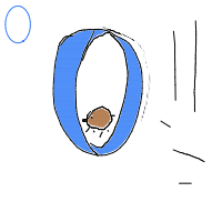 hamster on wheel drawing by guest-1ulw1p3no in Artbitrator