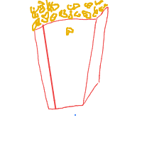 popcorn overflowing drawing by guest-1ulw1p3no in Artbitrator