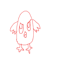 angry bird drawing by animationdell in Artbitrator