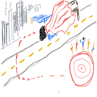hero landing drawing by handsome_pants in Artbitrator