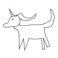unicorn drawing by adiyer in Artbitrator