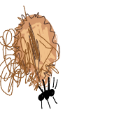ant carrying giant crumb drawing by _sasha in Artbitrator