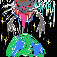 cats planning world domination drawing by _sasha in Artbitrator