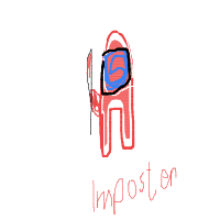 imposter among us drawing by ace_sha in Artbitrator