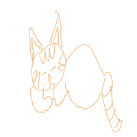 sleeping cat drawing by urfavvdezii in Artbitrator