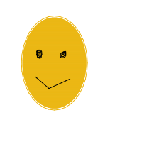 happy face drawing by cat_lover in Artbitrator
