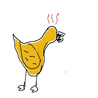 angry duck drawing by yashvi in Artbitrator