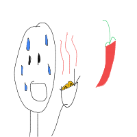 spicy food drawing by peachelody in Artbitrator