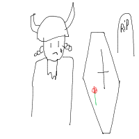 viking funeral drawing by beee in Artbitrator