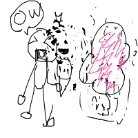 brain freeze drawing by ririn in Artbitrator