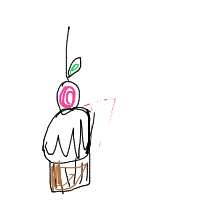 cupcake with cherry drawing by ririn in Artbitrator