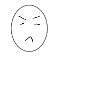 angry face drawing by linyi in Artbitrator